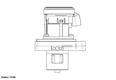 Клапан EGR WAHLER 7610D