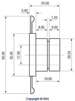 Колектор генератора WAI 28-92852