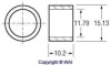 Втулка стартера WAI 62-2402 (фото 7)