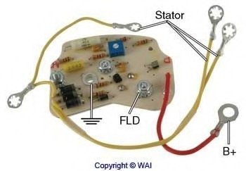 Регулятор генератора WAI D812