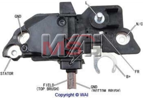 Регулятор генератора WAI IB680
