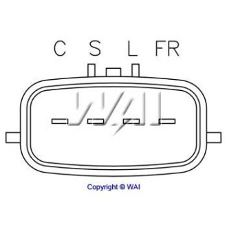 Регулятор генератора WAI IY146