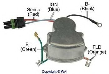 Регулятор генератора WAI IY786