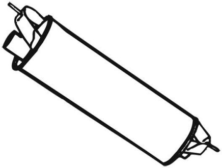 Задній. глушник,випускна сист. WALKER 12018