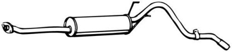 Глушник вихлопних газів (кінцевий) WALKER 16772