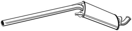 Глушник системи випуску (середній) WALKER 21204
