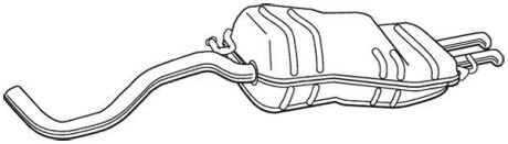 Глушитель выхлопных газов конечный WALKER 21977 (фото 1)