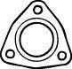 Прокладка, выпускной коллектор WALKER 80014