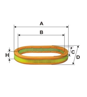 Фільтр повітря WIX FILTERS WA6002