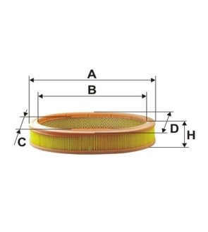 Фільтр повітря WIX FILTERS WA6005