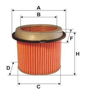 Фильтр воздуха WIX FILTERS WA6108 (фото 1)