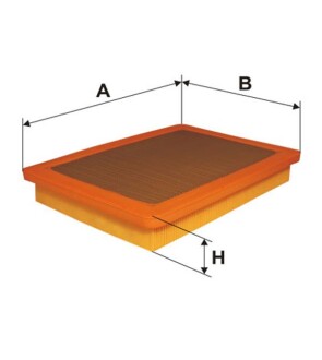 Фільтр повітря Fiat Fiorino; Innocenti Elba, Mille WIX FILTERS WA6275