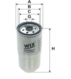 Фільтр палива WIX FILTERS WF8057