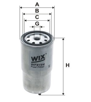 Фільтр палива WIX FILTERS WF8164