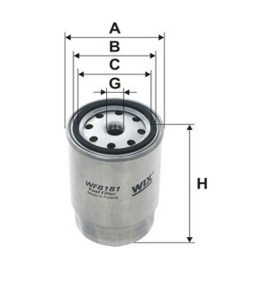 Фільтр паливний WIX FILTERS WF8181