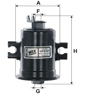 Фільтр паливний Toyota WIX FILTERS WF8187