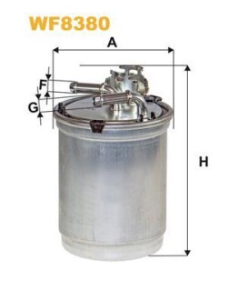 Фільтр паливний WIX FILTERS WF8380