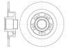 Диск тормозной задний (Remsa) Renault Laguna II Scenic II (D6613.00) WOKING D661300 (фото 1)