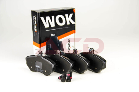 Гальмівні колодки пер. PASSAT В2/B3/B4 /Golf IV 1.6-2.0 91-02 (TRW) WOKING P0343.50