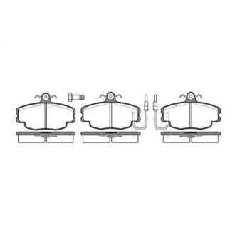 Колодки тормозные передние дисковые WOKING P0413.02