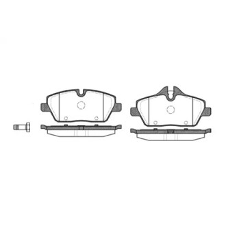 Гальмівні колодки пер. BMW 1(E81/E87)/MINI 06- (TRW) WOKING P10313.00