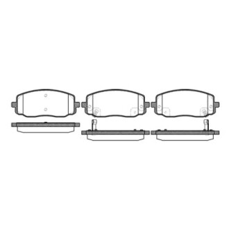 Колодки тормозные диск. перед. (Remsa) Hyundai i10, Kia Picanto 11> WOKING P10333.02