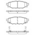 Колодки тормозные диск. задн. (Remsa) Subaru Forester (sh) 2.0 08-,Subaru Forester (sh) 2.5 08- WOKING P10363.12 (фото 1)