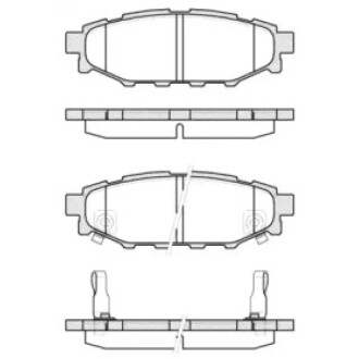 Гальмівні колодки зад. Forester/Impreza/Legacy/Outback09- WOKING P10363.12