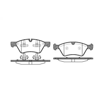 Колодки тормозные диск. перед. (Remsa) Mercedes-benz E-class (s211) 5.0 03-09,Mercedes-benz E-class (s211) 5.5 03-09 WOKING P10793.00