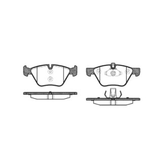 Колодки тормозные диск. перед. (Remsa) BMW 3e90 5e60 5F10 X1e84 WOKING P11523.00