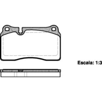 Колодки тормозные диск. перед. (Remsa) VW Touareg 03>10, 10>18 WOKING P13003.00