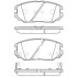 Колодки тормозные диск. перед. (Remsa) Hyundai Tucson 2.0 04-10,Hyundai Tucson 2.7 04-10 WOKING P13043.12 (фото 1)