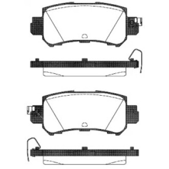 Колодки тормозные диск. задн. (Remsa) Mazda Cx-5 2.0 11-,Mazda Cx-5 2.2 11- WOKING P14073.00