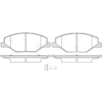 Гальмівні колодки (набір) WOKING P14533.00