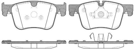 Колодки тормозные диск. перед. (Remsa) PSA C4 Picasso, Grand Picasso 13> / 308 II (P14603.00) WOKING P1460300