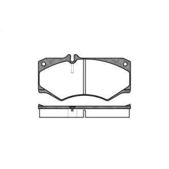 Гальмівні колодки пер. MB W463/ W460 88- WOKING P1473.30