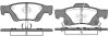 Колодки тормозные диск. задн. (Remsa) Jeep Grand cherokee iii 5.7 05-10,Jeep Grand cherokee iv 3.0 10- (P15463.02) WOKING P1546302 (фото 1)