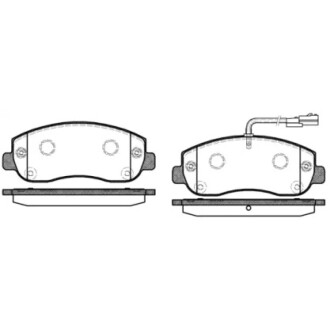 Гальмівні колодки WOKING P1549301