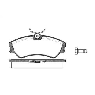 Гальмівні колодки пер. T4 90-03 (TRW) R14 WOKING P2833.00