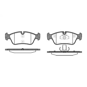 Гальмівні колодки пер. BMW 3 (E36/E46) 94-07 (ATE) WOKING P2843.40