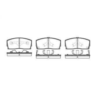 Гальмівна колодка дискова WOKING P3543.02