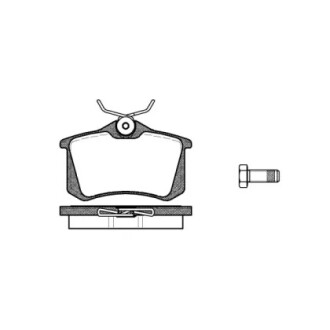 Гальмівні колодки зад. Golf III/IV/Passat/Audi A4/A6 (Lucas) WOKING P3633.10