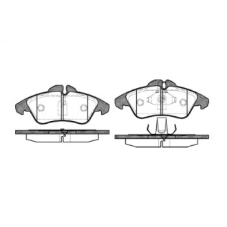 Колодки тормозные диск. перед. (Remsa) Mercedes-benz Sprinter 2-t 2.1 95-06,Mercedes-benz Sprinter 2-t 2.3 95-06 WOKING P4783.00