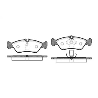 Колодки тормозные диск. задн. (Remsa) MB Sprinter I 96>06 / VW LT 28-46 II 96>06 WOKING P4803.00