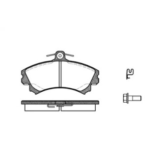 Колодки тормозные диск. перед. (Remsa) Mitsubishi Colt 04> (P4903.21) WOKING P490321