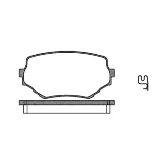 Гальмівні колодки пер. Grand Vitara/Grand Escudo/Escudo/Vitara 95-06 WOKING P4943.02