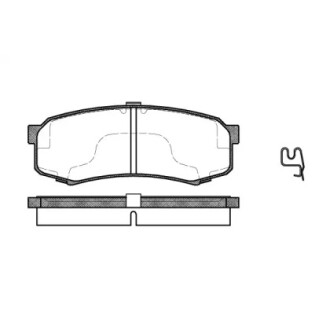 Колодки тормозные диск. задн. (Remsa) Mitsubishi Pajero iv 3.2 06-,Mitsubishi Pajero iv 3.8 06- WOKING P5133.04 (фото 1)