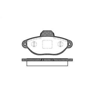 Гальмівна колодка дискова WOKING P5143.20