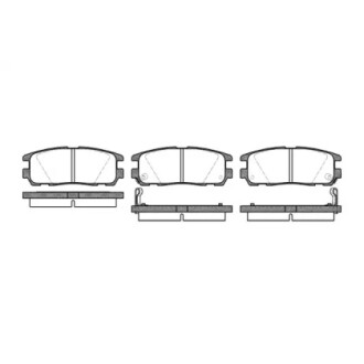 Колодки тормозные диск. задн. (Remsa) Great wall Haval 5 2.0 10-,Great wall Haval 5 2.4 10- WOKING P5263.02