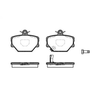 Гальмівні колодки пер. City Coupe/Crossblade/Fortwo (98-14) WOKING P6053.02